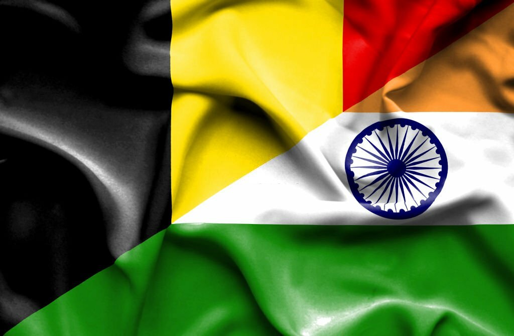 India and Belgium flag | India Visa From Belgium