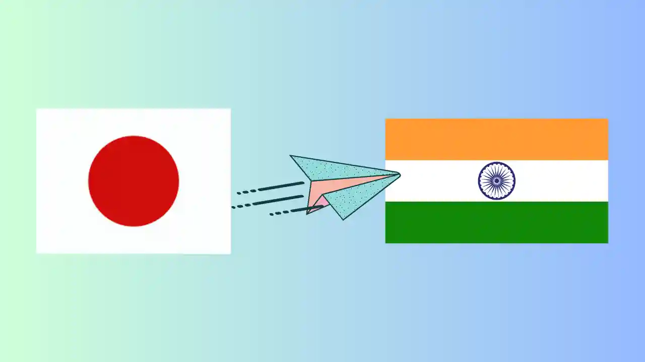 Japan To India Country Flag Image | Indian Visa For Japanese citizens