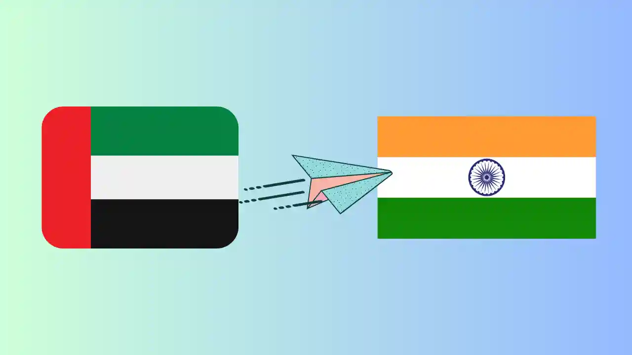 UAE To India Country Flag Image | India Visa From UAE 