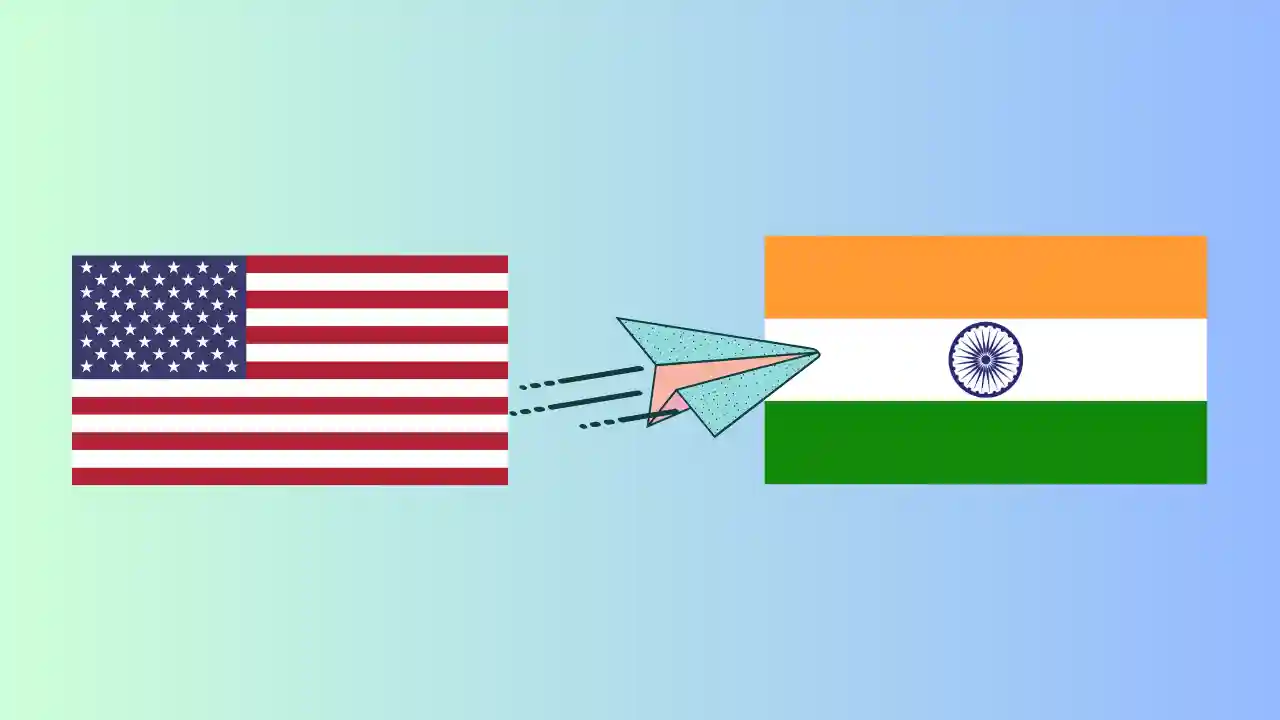 United States To India Country Flag Image | Indian Visa for US Citizens